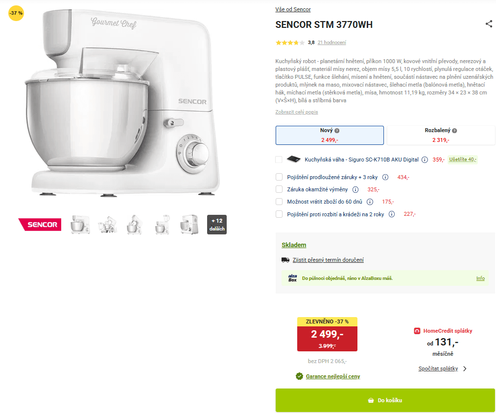 Kuchyňský robot SENCOR